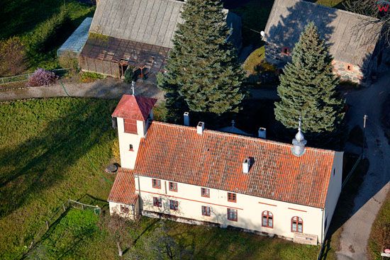 Lotnicze, EU, Pl.  Dawny klasztor staroobrzedowcow w Wojnowie.